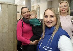 Safe space for children opened at Dnipro Central Railway Station