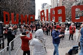 Demonstration Against American Israel Public Affairs Committee In New York City