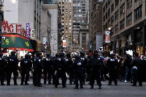 Demonstration Against American Israel Public Affairs Committee In New York City