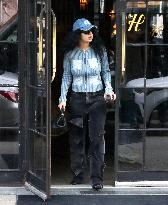 Charli XCX Departs Her Hotel - NYC
