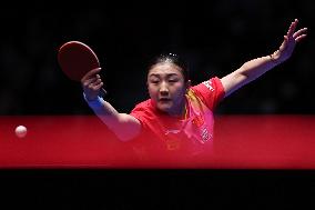 (SP)SOUTH KOREA-BUSAN-TABLE TENNIS-WORLD TEAM CHAMPIONSHIPS FINALS-WOMEN-SEMIFINAL-CHN VS FRA