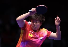 (SP)SOUTH KOREA-BUSAN-TABLE TENNIS-WORLD TEAM CHAMPIONSHIPS FINALS-WOMEN-SEMIFINAL-CHN VS FRA