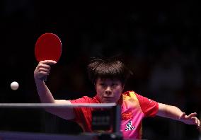 (SP)SOUTH KOREA-BUSAN-TABLE TENNIS-WORLD TEAM CHAMPIONSHIPS FINALS-WOMEN-SEMIFINAL-CHN VS FRA