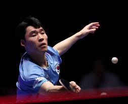(SP)SOUTH KOREA-BUSAN-TABLE TENNIS-WORLD TEAM CHAMPIONSHIPS FINALS-MEN'S QUARTERFINAL-KOR VS DEN