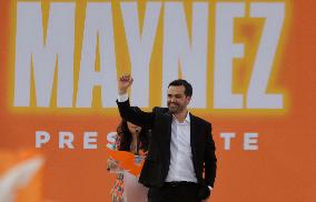 Jorge Álvarez Maynez, Candidate For The Presidency Of Mexico, Registers With The National Electoral Institute