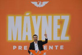 Jorge Álvarez Maynez, Candidate For The Presidency Of Mexico, Registers With The National Electoral Institute