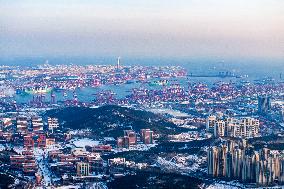 Qianwan Container Terminal at Qingdao Port