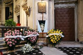 Funeral of Ira von Fürstenberg - Rome