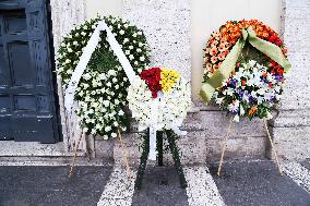 Funeral of Ira von Fürstenberg - Rome