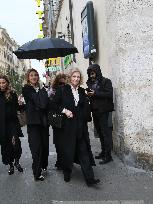 Funeral of Ira von Furstenberg - Rome