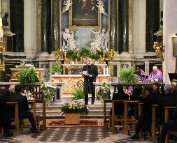 Funeral of Ira von Furstenberg - Rome