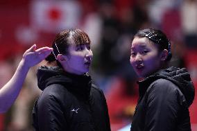 (SP)SOUTH KOREA-BUSAN-TABLE TENNIS-WORLD TEAM CHAMPIONSHIPS FINALS-WOMEN-SEMIFINAL-HKG VS JPN