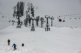 Winter Sports At Ski Resort Gulmarg