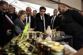 PM Attal on visit in the Charente Maritime department