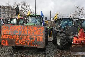 Demonstration Of French Farmers In Paris