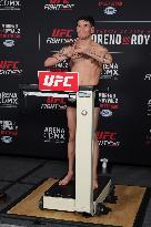 UFC Fight Night: Moreno Vs Royval 2 Official Weigh-in
