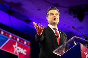 Matt Gaetz speaks at CPAC