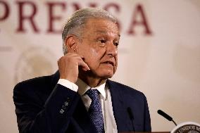 Andres Manuel Lopez Obrador, News Conference