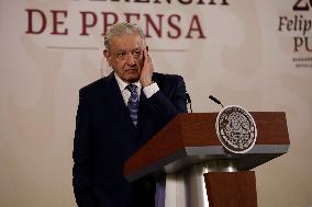 Andres Manuel Lopez Obrador, News Conference