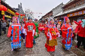 Chinese Celebrate Lanter Festival in Qingzhou