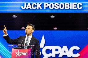 Far-right activist Jack Posobiec speaks at CPAC