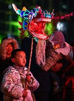 CHINA-GUIZHOU-TAIJIANG-LANTERN FESTIVAL-FIREWORKS-DRAGON DANCE (CN)