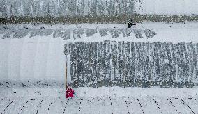 Agriculture During The Cold Wave in Suqian