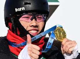 (SP)CHINA-INNER MONGOLIA-HULUN BUIR-14TH NATIONAL WINTER GAMES-FREESTYLE SKIING-JUNIOR MIXED TEAM AERIALS (CN)