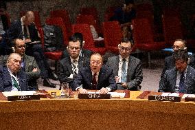 UN-SECURITY COUNCIL-UKRAINE CRISIS-CHINESE ENVOY