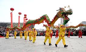 Chinese Celebrate Lantern Festival in Handan