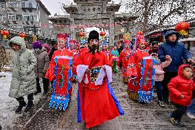 Chinese Celebrate Lanter Festival in Qingzhou