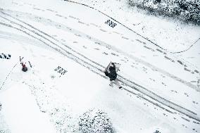 Heavy Snow Hit Haian