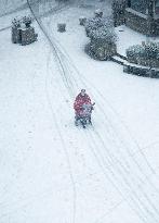 Heavy Snow Hit Haian