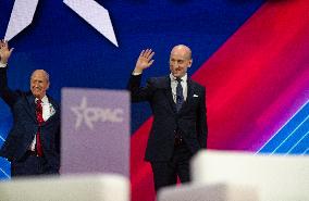 Stephen Miller And Others Speak At CPAC Panel "The American First Bar Association"