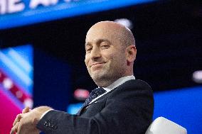 Stephen Miller And Others Speak At CPAC Panel "The American First Bar Association"