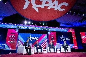 Stephen Miller And Others Speak At CPAC Panel "The American First Bar Association"