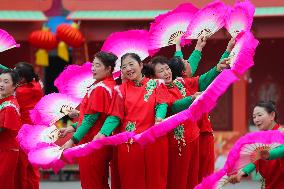 Chinese Celebrate Lantern Festival in Qingdao