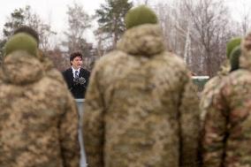 Ceremony marks the second anniversary of the start of the war in Ukraine