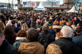 Farmers' Demonstration In Front Of The Agricultural Show - Paris