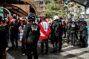 Farmers' Demonstration In Front Of The Agricultural Show - Paris
