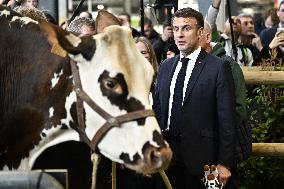 Agricultural Fair Opening By President Macron - Paris