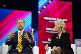 Rick Santorum And Elaine Beck Speak At CPAC 2024