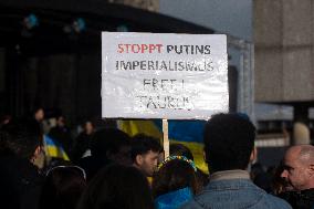 Rally In Support Ukraine In Cologne