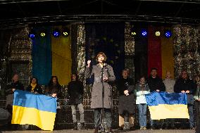 Rally In Support Ukraine In Cologne