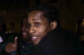 ASAP Rocky Celebrity Sightings In Milan