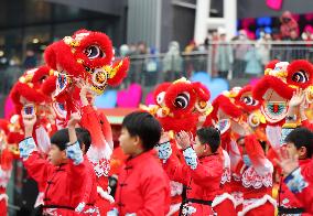 Chinese Celebrate Lantern Festival in Qingdao
