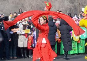 Chinese Celebrate Lantern Festival in Xinjiang