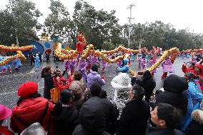 Chinese Celebrate Lantern Festival in Zixing