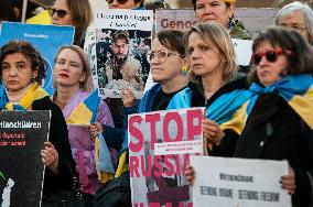 Two Years Of War In Ukraine Demonstration In Rome