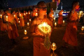Makha Bucha Day Celebrations In Thailand.
